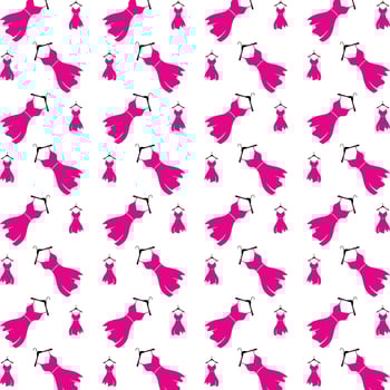 Fashion boutique uncommon trendy multicolor repeating pattern illustration background design vector