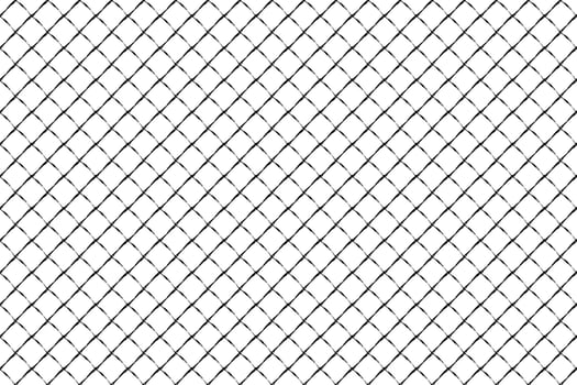 hand drawn Fence grid isolated on white background vector