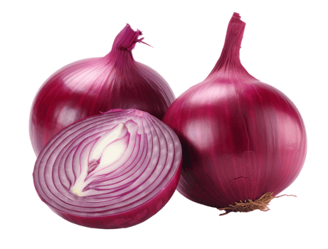 red onions isolated on transparent background png