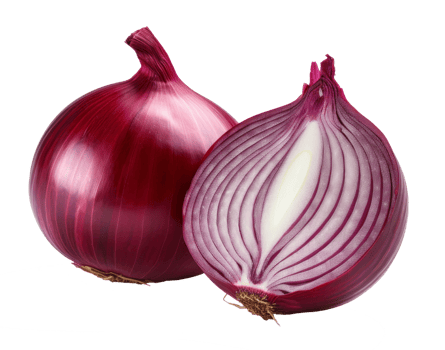 red onions isolated on transparent background png