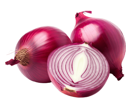 red onions isolated on transparent background png