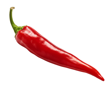 chili pepper isolated on transparent background png