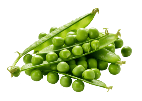 green peas isolated on transparent background png