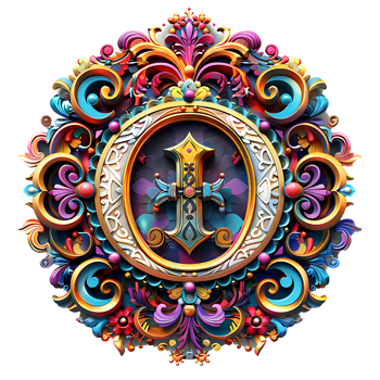 Boho Celestial Theme Alphabet Design png