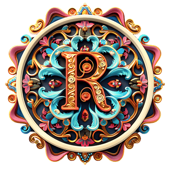 Boho Celestial Theme Alphabet Design png