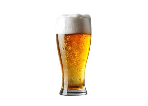 A Glass of Foamy Cold Beer png