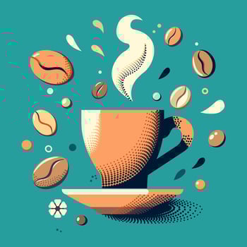 retro Coffee Poster vector