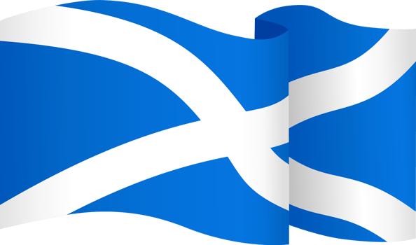 Scotland flag wave png