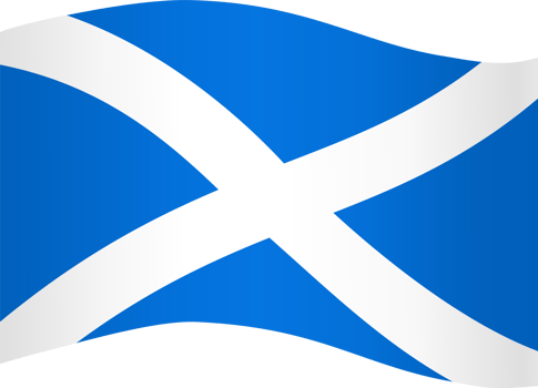 Scotland flag wave png