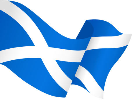 Scotland flag wave png