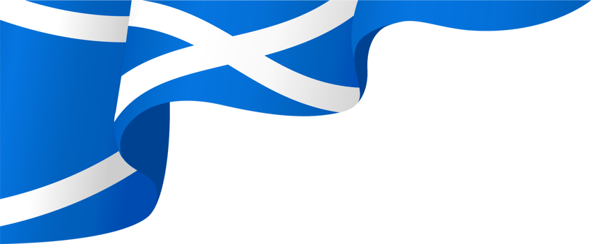 Scotland flag wave png