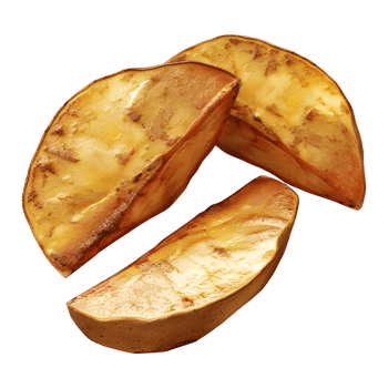 3D Rendering of a Fried Potatoes on Transparent Background png