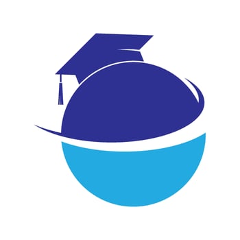 world education logo design graphic icon. vector