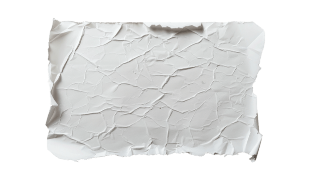 A4 Paper Sheet on the transparent background, Format png