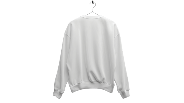 Sweatshirt Display on the transparent background, Format png