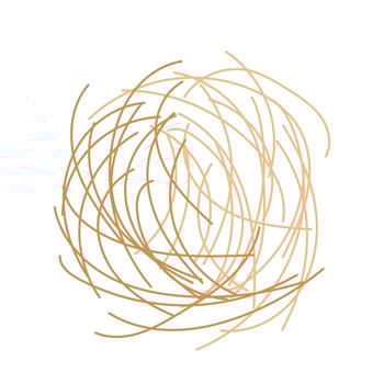 Tumbleweed in flat style isolated on white background. Dry old bush, plant, circle shape. Wild west symbol, dessert grass. Element for print, banner, card, brochure, logo. vector