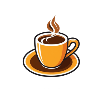 Collection of Simple Coffee Cup Logo Designs Isolated png
