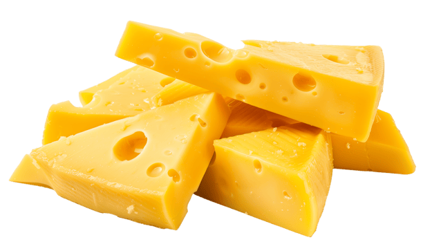 cheese slice piece isolated png