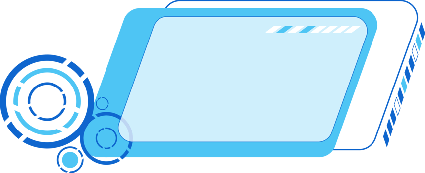 HUD display Abstract sci-fi screen png