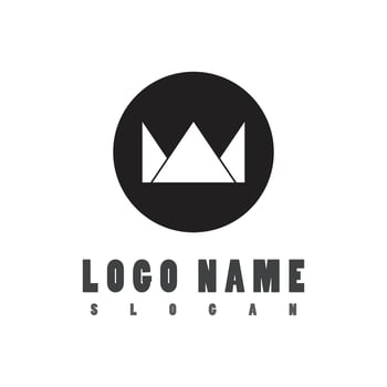 Crown Logo Template icon illustration design vector