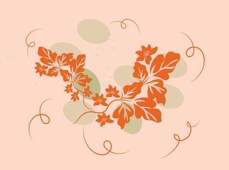 Flower arrangement hand drawn line art collection for wedding vector
