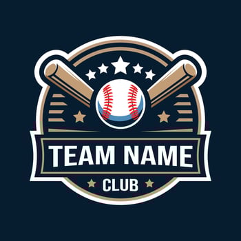 vintage baseball logo badge. baseball logo for sport team vector