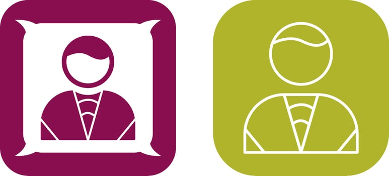 Man Icon Design vector