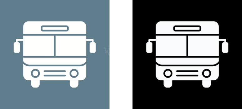 Bus Icon Design vector
