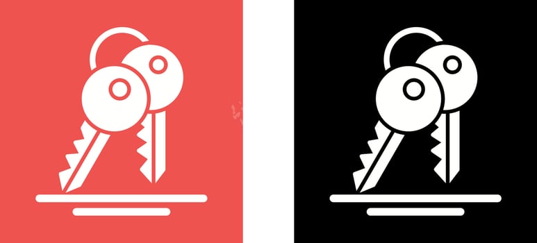 Key Icon Design vector