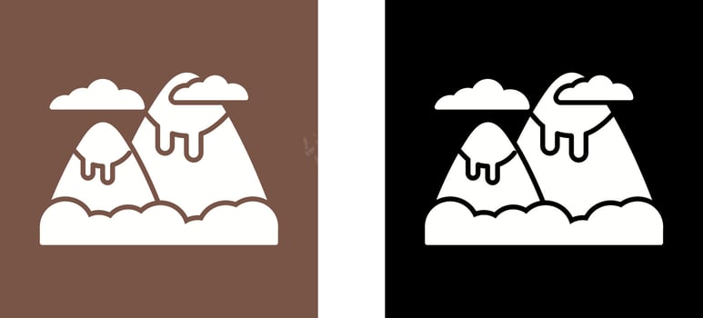 Mountain Icon Design vector