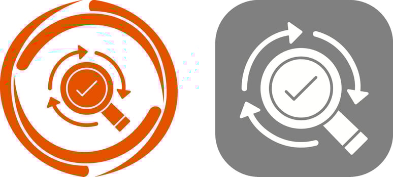 Research Icon Design vector