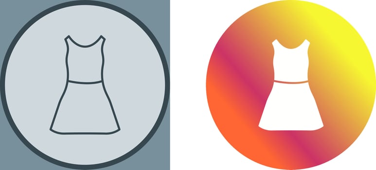 Dress Icon Design vector