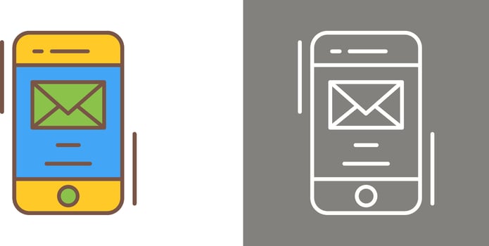 Mail Icon Design vector