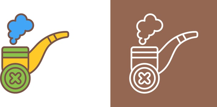 No Cigar Icon Design vector