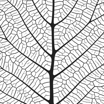 Leaf vein texture abstract background with close up plant leaf cells ornament texture pattern. vector
