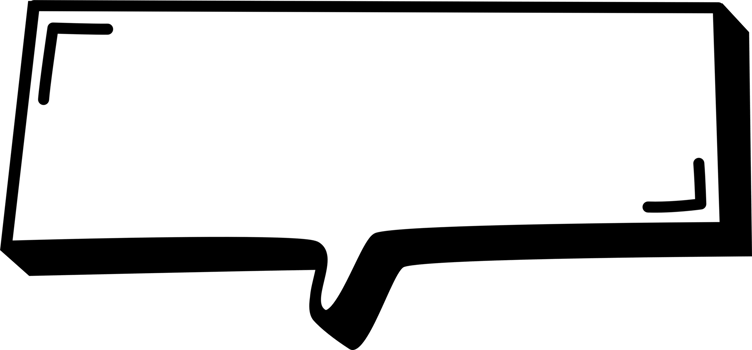 3d black and white color speech bubble balloon icon sticker memo keyword planner text box banner png