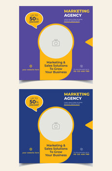 Social Media Banner Template vector