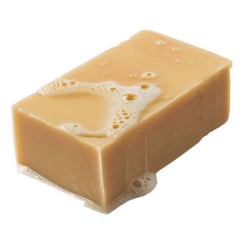 3D Rendering of a Bathroom Soap on Transparent Background png