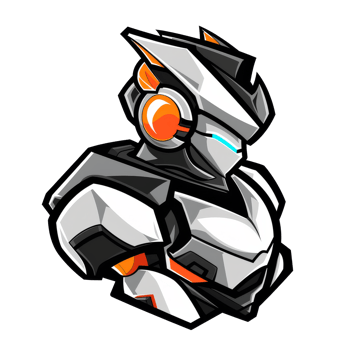 Futuristic knight in sleek armor png