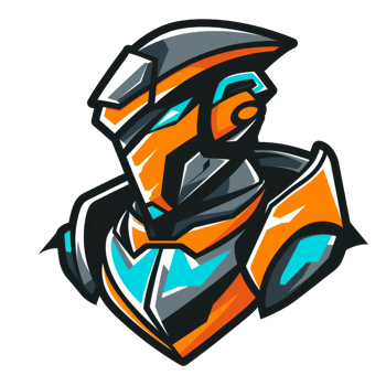 Futuristic knight in stylized armor png