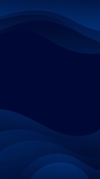 Elegant Dark Blue Wave Background. Achieve an elegant look with a vertical arrangement of gradient waves in deep shades of blue. Suitable for websites, flyers, posters, and social media vector