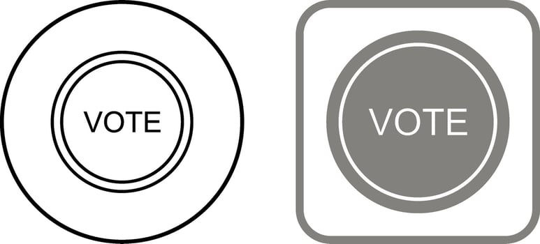Vote Link Icon Design vector