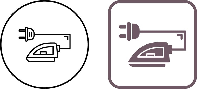 Iron Icon Design vector