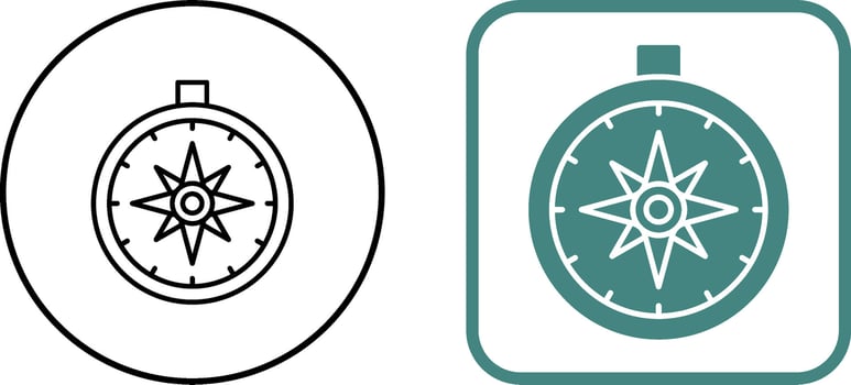 Compass Icon Design vector