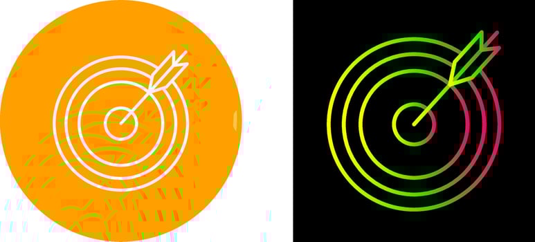Darts Game Icon Design vector