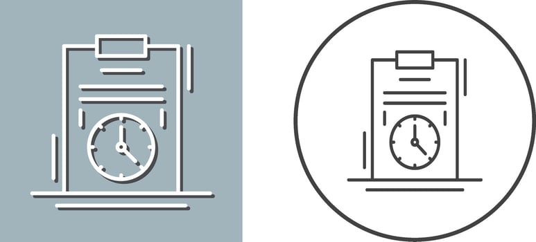 Time Management Icon Design vector
