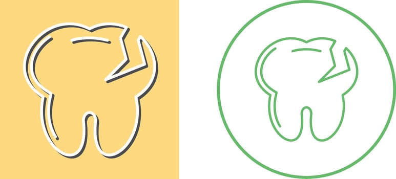 Tooth Icon Design vector