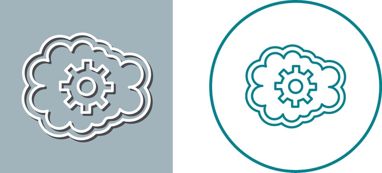 Mental Control Icon Design vector