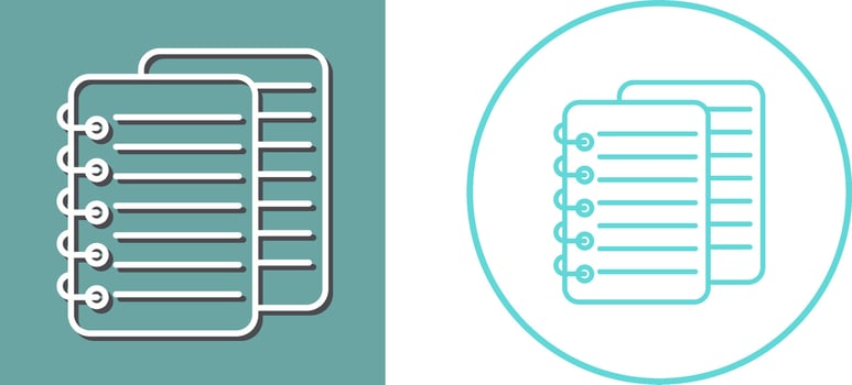 Notes Icon Design vector