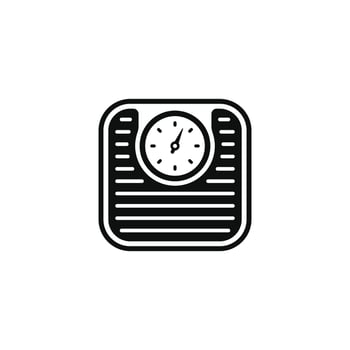 Weight scale icon isolated on white background vector